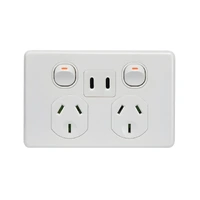 Trader Puma PUPP2USBGCC | 10A Double Power Point Dual USB C | White