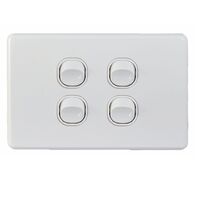 Trader Puma PUSW4G66 | Switch Horizontal 4 Gang 10AX 250V IP66