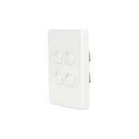Trader Puma PUSWV4G66 | Switch Vertical 4 Gang 10AX 250V IP66