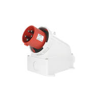 Qixing QX361 | Appliance Inlet Surface Mounting 3-Phase 63A 400V 5-Pin IP67