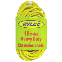 Extension Lead 15 Metre 10 Amp Heavy Duty with Neon Plug