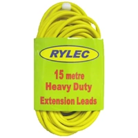 Extension Lead 15 Metre 10 Amp Heavy Duty with Neon Plug