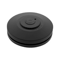 Red Smoke Alarms R240B | Black Photoelectric Smoke Alarm 240v/9v | Interconnectable