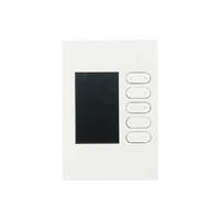 Clipsal Schneider R5045EDLW-ZW | Saturn Zen SpaceLogic C-Bus Wall Plate | White