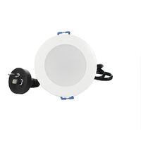 ROBUS Taylor RC7WDL72CCT4-01| 7W LED | 4 Colour 3K/4K/5K/6.5K | IP44 DIM | White | 72MM Hole