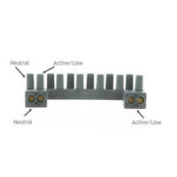 RCBO-AN6 | RCBO 6KA Active / Neutral 6 Pole Insulated 6Ka Busbar System