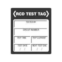 RCD Test Sticker 100 Pack | RCDTT