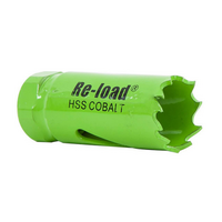 Re-Load RLHS22 | Hi-Flex Bi-Metal 22mm Cobalt Holesaw | Green