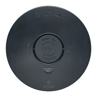 Red Smoke Alarms RSDUALPB | Photoelectric Smoke Alarm Pro 240V With 10-Year Lithium Backup | Black