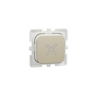 Clipsal Iconic S40APBF-CE | Iconic Fan Push Button Assembly | Styl Crowne | Single Buy