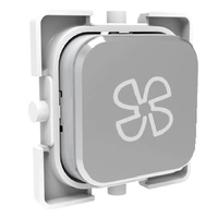 Clipsal Iconic S40APBF-SV | Iconic Fan Push Button Assembly | Styl Silver | Single Buy