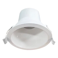 SAL S9068TW35WH-RS | COOLUM ripple SHIELD 9W LED Dimmable Downlight | White | 92MM Hole