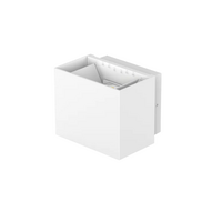 SAL S9320WW-WH | CUBE II 10W Up/Down LED Wall Light | White