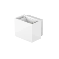SAL S9320WW-WH | CUBE II 10W Up/Down LED Wall Light | White