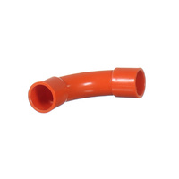 NLS SB020 | 20mm Orange Heavy Duty PVC Standard Bend 90°