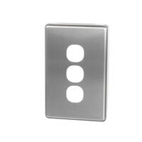 Clipsal SC2033CBA | Brushed Aluminium Cover Suit SC2033VA(Clearance)