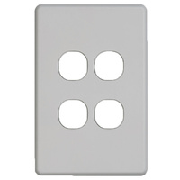 Clipsal SC2034CBA | Brushed Aluminium Cover Suit SC2034VA (Clearance)