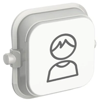 Clipsal Iconic SD-Boy-VW | Custom Engraved Boy Pictogram Rocker | Vivid White