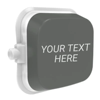 Clipsal Essence SD-CUSTOM-TEXT-AG | Design Your Own Custom Engraved Text Dolly Rocker | Ash Grey