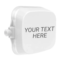 Clipsal Essence SD-CUSTOM-TEXT-AW | Design Your Own Custom Engraved Text Dolly Rocker | Arctic White