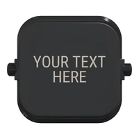 Clipsal Iconic SD-CUSTOM-TEXT-XB | Design Your Own Custom Engraved Text Dolly Rocker | Extra Black