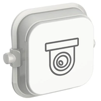 Clipsal Iconic SD-Ceiling-Camera-VW | Custom Engraved Ceiling Camera Pictogram Rocker | Vivid White