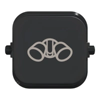 Clipsal Iconic SD-Floodlight-XB | Custom Engraved Floodlight Dolly Pictogram Rocker | Extra Black