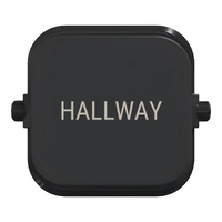 Clipsal Iconic SD-HALLWAY-TEXT-XB | Custom Engraved Hallway Text Dolly Rocker | Extra Black