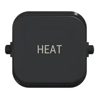 Clipsal Iconic SD-HEAT-TEXT-XB | Custom Engraved Heat Text Dolly Rocker | Extra Black