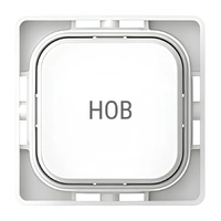 Clipsal Iconic SD-HOB-TEXT-PB-VW | Custom Engraved HOB Text Push Button Dolly | Vivid White