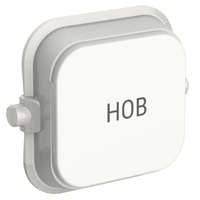Clipsal Iconic SD-HOB-TEXT-VW | Custom Engraved HOB Text Dolly Rocker | Vivid White