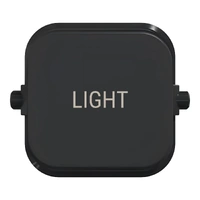 Clipsal Iconic SD-LIGHT-TEXT-XB | Custom Engraved Light Text Dolly Rocker | Extra Black