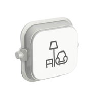 Clipsal Iconic SD-Lounge-VW | Custom Engraved Lounge Dolly Pictogram Rocker | Vivid White