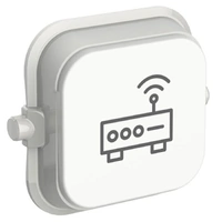 Clipsal Iconic SD-Modem-VW | Custom Engraved Modem Dolly Pictogram Rocker | Vivid White