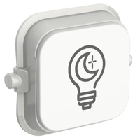 Clipsal Iconic SD-Night-Light-VW | Custom Engraved Night Light Pictogram Rocker | Vivid White