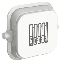 Clipsal Iconic SD-Radiator-VW | Custom Engraved Radiator Pictogram Rocker | Vivid White