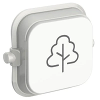 Clipsal Iconic SD-Tree-VW | Custom Engraved Tree Dolly Pictogram Rocker | Vivid White