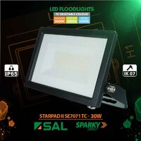 SAL SE7071-30TC2BK | 30W LED Starpad II Floodlight Black IP65 | Tri Colour 3000K/4000K/5000K
