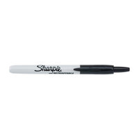 Sharpie SH36701 | Retract Fine Point Black Permanent Marker | Tip Size: 1.0mm Product main image