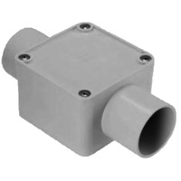2 Way 40mm Junction Box Grey | SJB2-40