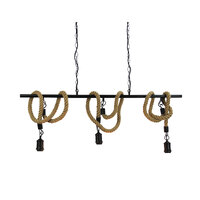 Stylux SL65013BK | 3 Rope Pendant Light | Black