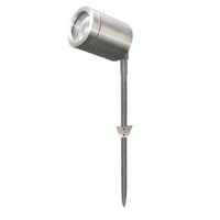 SAL SL7261TC-AS | Newport LED 4W Tri-Colour Spike Light | Anodised Silver