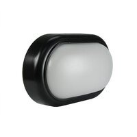 SAL SL7271TC-BK | Oval LED Weatherproof Bunker Light 15W (Black) | Tri Colour Warm White | Cool White | Daylight