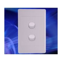 2 Gang 16Amp 250v White Switch (SL Series) | SLSW2V