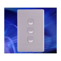 3 Gang 16Amp 250v White Switch (SL Series) | SLSW3V