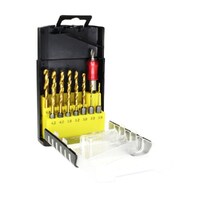 Alpha SM15HPB | Gold Series Hex Shank Drill Set | 15 piece