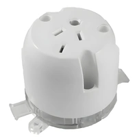 CSG SMS14 | 4 Pin 10A Surface Socket With Loop 250V/500V | White