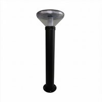 SLD SOLBV004 | Halo Vandal Resistant Solar Bollard Black | 224lm
