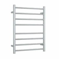 Thermogroup SR23M | Thermorail Ladder 8 Straight/Round Heated Towel Rail 76W 530x700x122mm | Stainless Steel