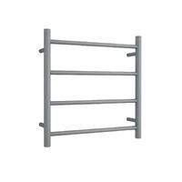 Thermogroup SR25MGM | Thermorail Round Ladder Heated Towel Rail | Gun Metal
